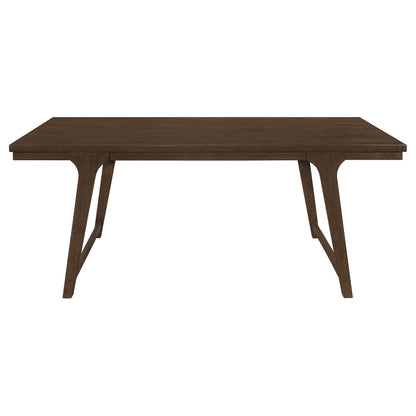 Alton 6-piece Rectangular Dining Table Set Brown Oak