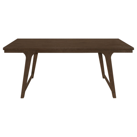 Alton 6-piece Rectangular Dining Table Set Brown Oak