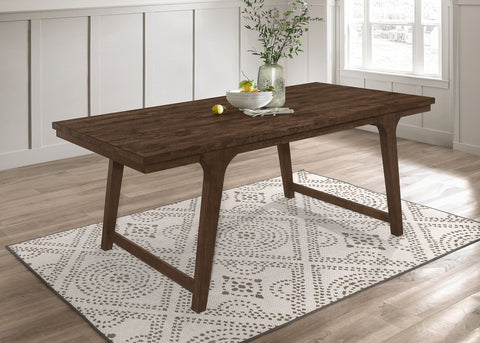 Toga Rectangular 79-inch Wood Dining Table Brown OakBrown Oak