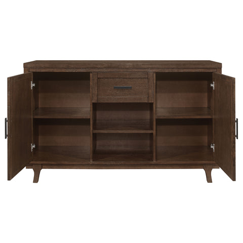 Toga 2-door Sideboard Buffet Storage Cabinet Brown OakBrown Oak
