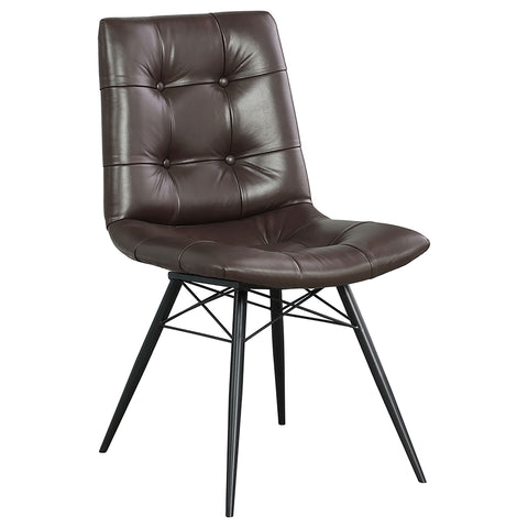 Avery Upholstered Dining Side Chair Brown (Set of 4)Brown