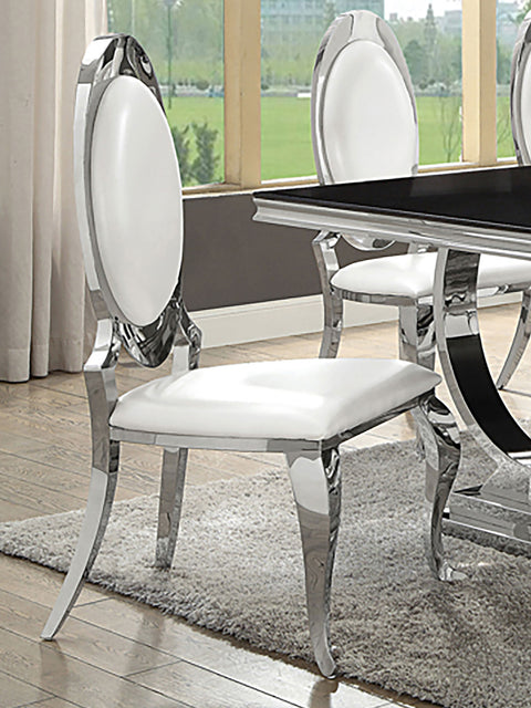Scout Upholstered Dining Chair Cream White (Set of 2)Cream White