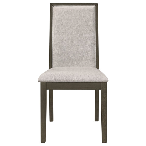 Dominick Upholstered Dining Side Chair Dark Grey (Set of 2)Dark Grey