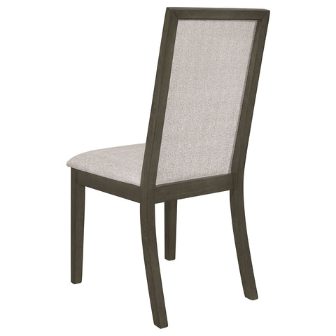 Dominick Upholstered Dining Side Chair Dark Grey (Set of 2)Dark Grey