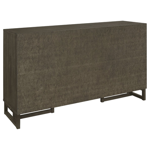 Dominick 3-drawer Storage Dining Sideboard Buffet Dark GreyDark Grey