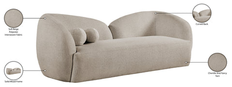 Laurel 91" Fabric Upholstered Sofa, 1 Piece