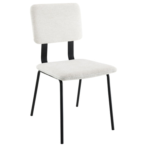 Barlow Fabric Upholstered Dining Side Chair White (Set of 2)White