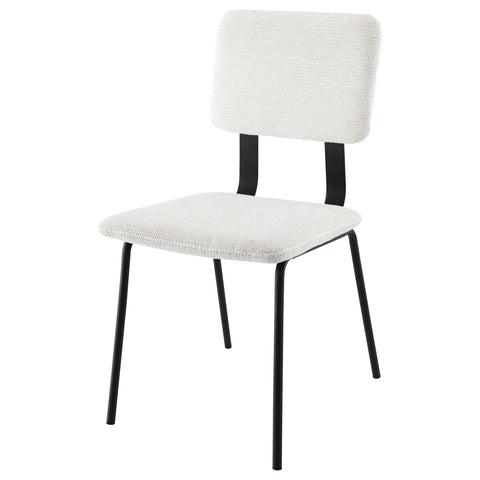Barlow Fabric Upholstered Dining Side Chair White (Set of 2)White