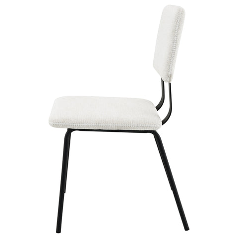 Barlow Fabric Upholstered Dining Side Chair White (Set of 2)White