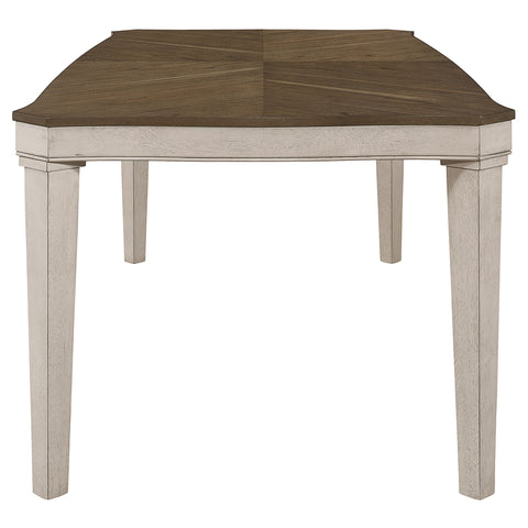 Klein 5-piece Rectangular Dining Table Set Rustic CreamRustic Cream