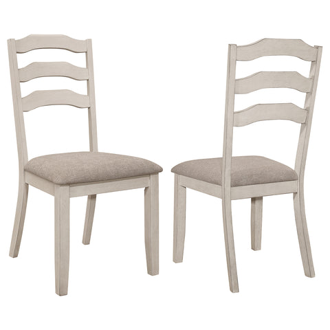 Klein Wood Dining Side Chair Rustic Cream (Set of 2)Rustic Cream