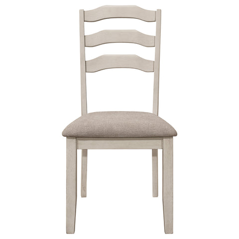 Klein Wood Dining Side Chair Rustic Cream (Set of 2)Rustic Cream