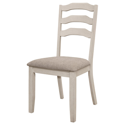 Klein Wood Dining Side Chair Rustic Cream (Set of 2)Rustic Cream