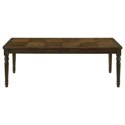 Glenmark Rectangular 87-inch Wood Dining Table Chestnut