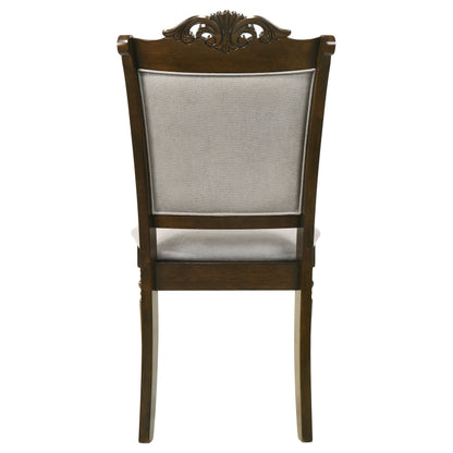 Glenmark Wood Dining Side Chair Chestnut (Set of 2)