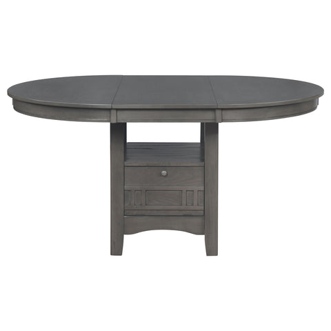 Simmons 5-piece Oval Extension Leaf Dining Set Medium GreyMedium Grey