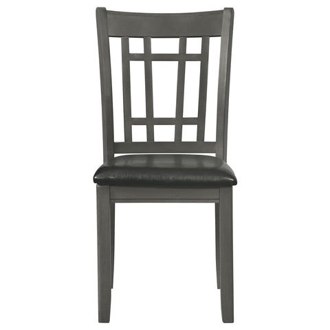 Simmons Wood Dining Side Chair Medium Grey (Set of 2)Medium Grey