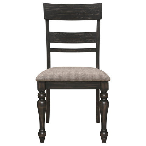 Joel Wood Dining Side Chair Charcoal (Set of 2)Charcoal Sandthrough