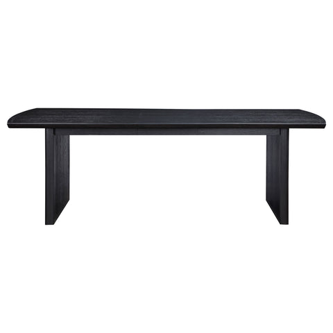 Harvey 7-piece Extension Leaf Dining Table Set BlackBlack
