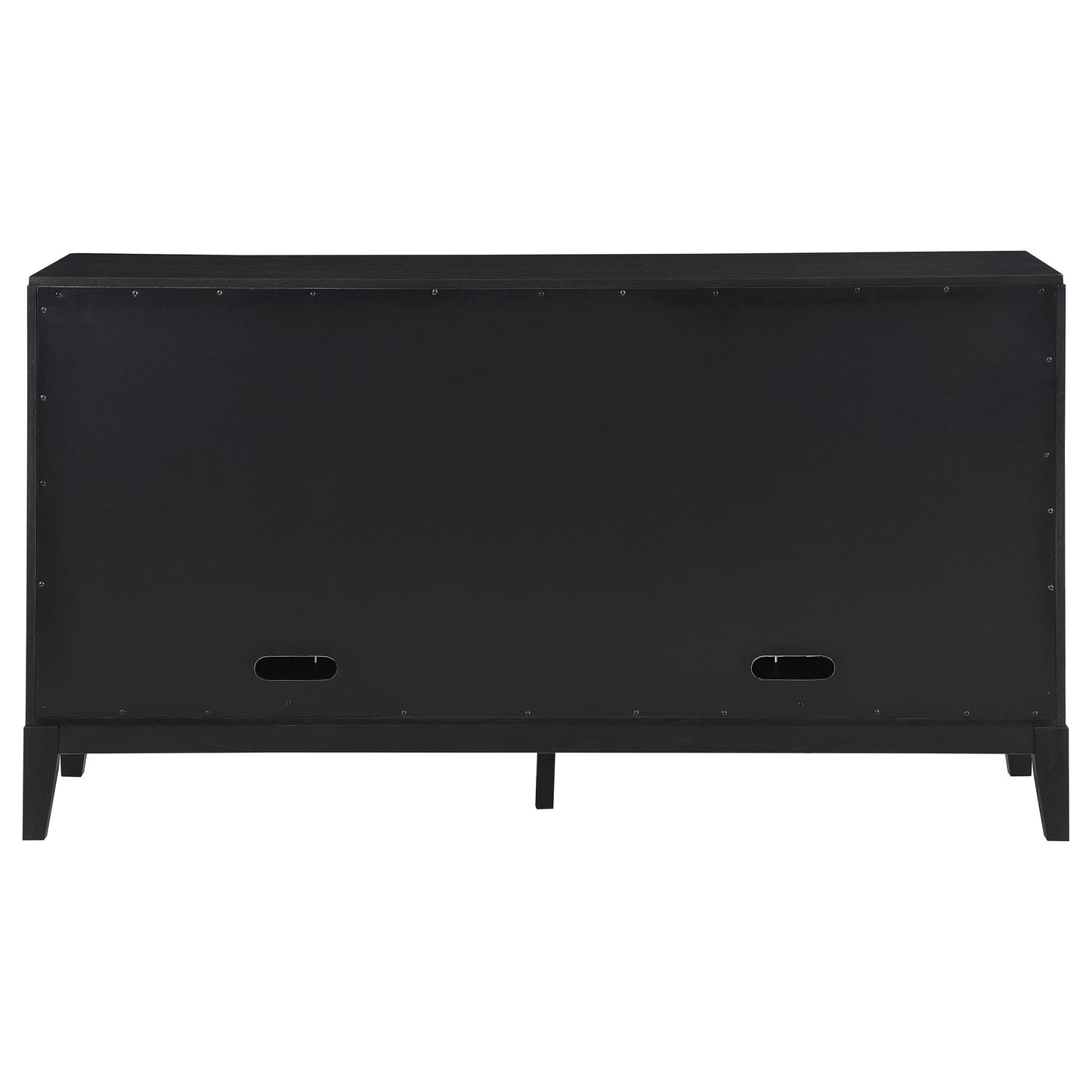 thatcher 4-door sideboard buffet storage cabinet black