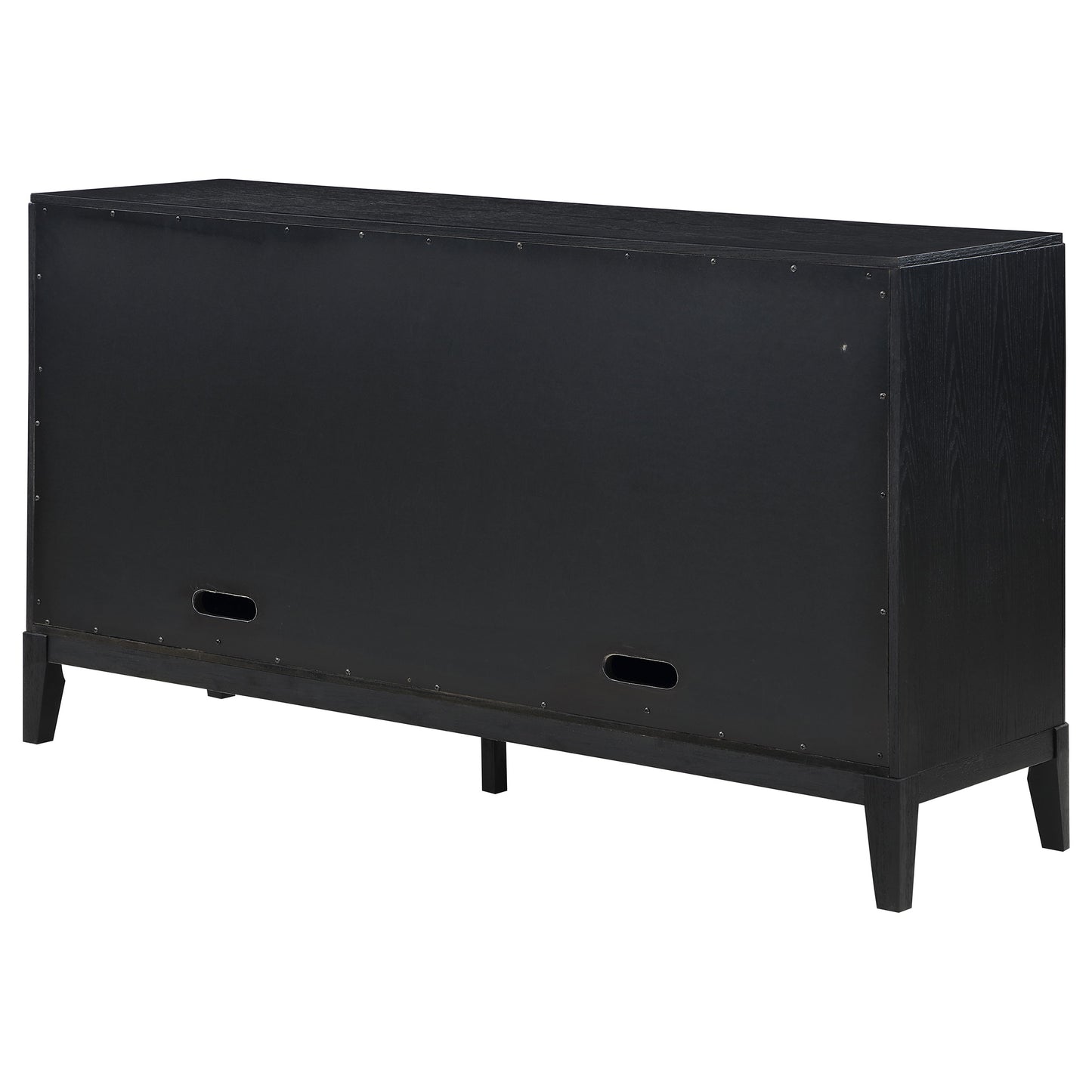 thatcher 4-door sideboard buffet storage cabinet black