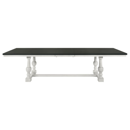 Chalet 112-inch Extension Dining Table Vintage Charcoal