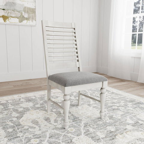 Sommer Wood Dining Side Chair Vintage White (Set of 2)Vintage White