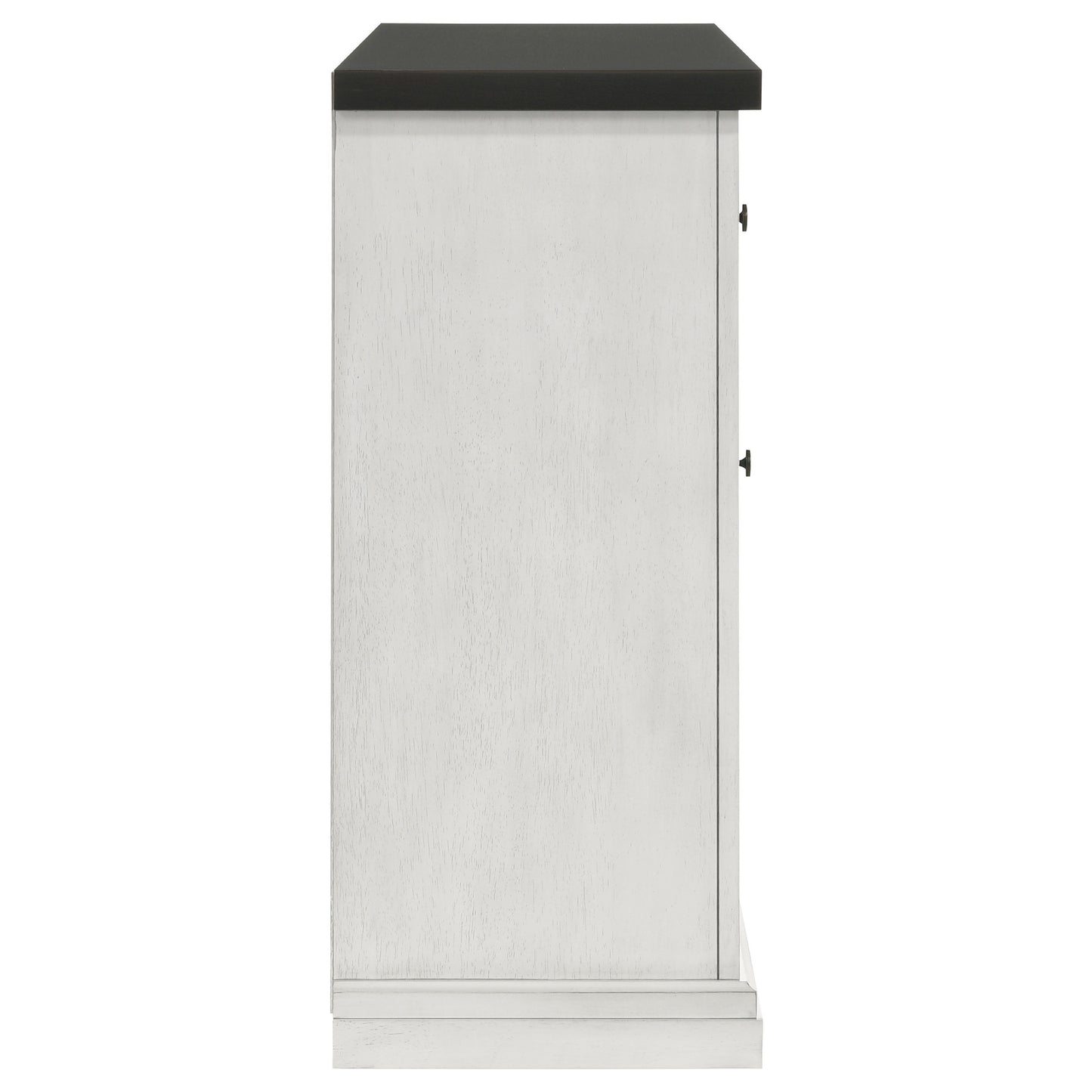 chalet 5-drawer sideboard buffet cabinet vintage white