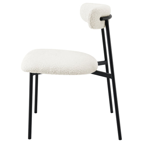 Florence Boucle Upholstered Dining Side Chair White (Set of 2)White