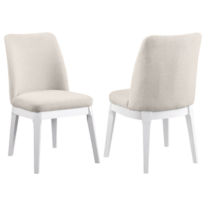 Briarwood Upholstered Dining Side Chair Beige (Set of 2)Beige