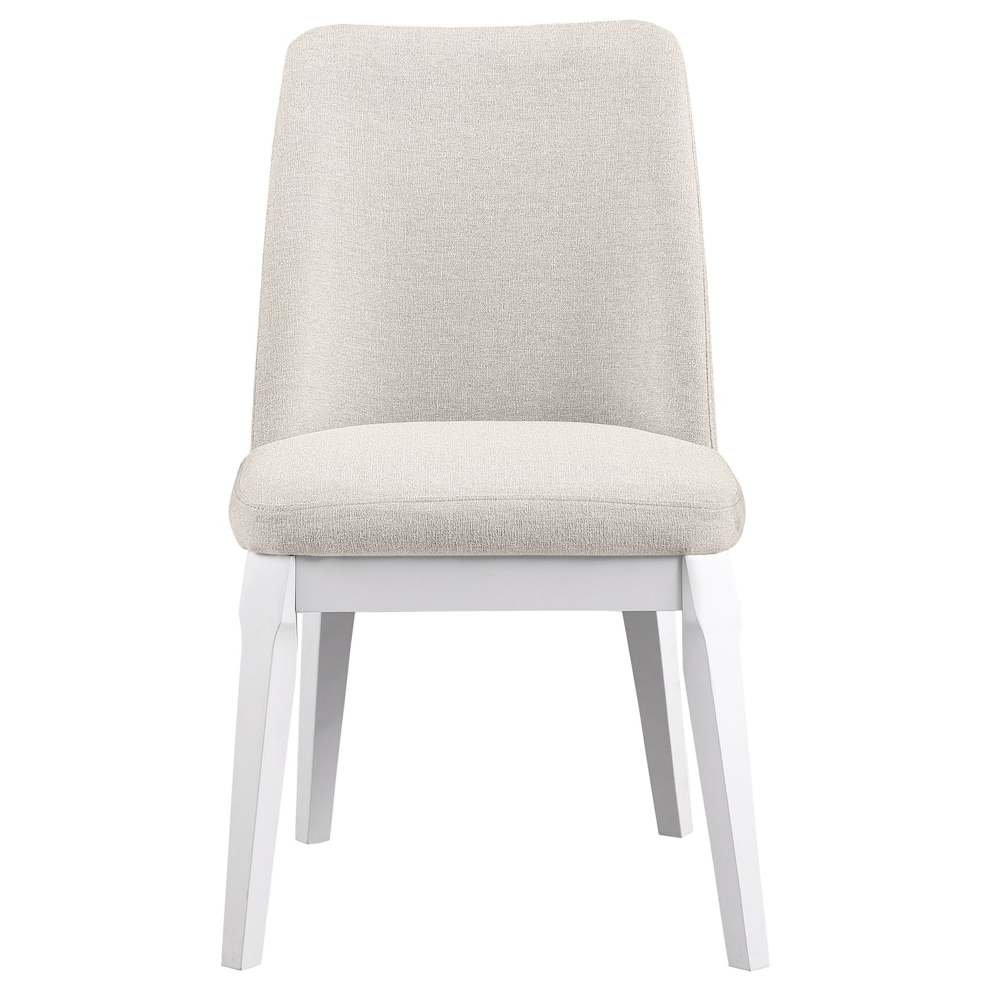 corliss upholstered dining side chair beige (set of 2)