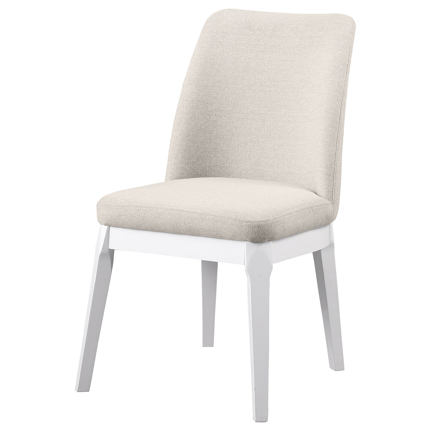 corliss upholstered dining side chair beige (set of 2)