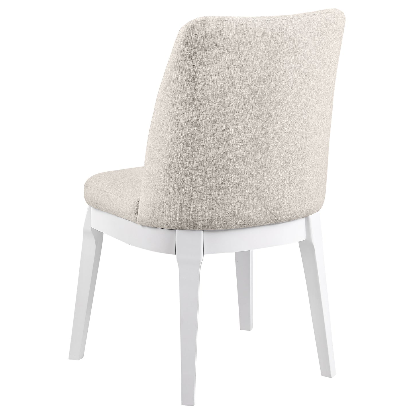 corliss upholstered dining side chair beige (set of 2)