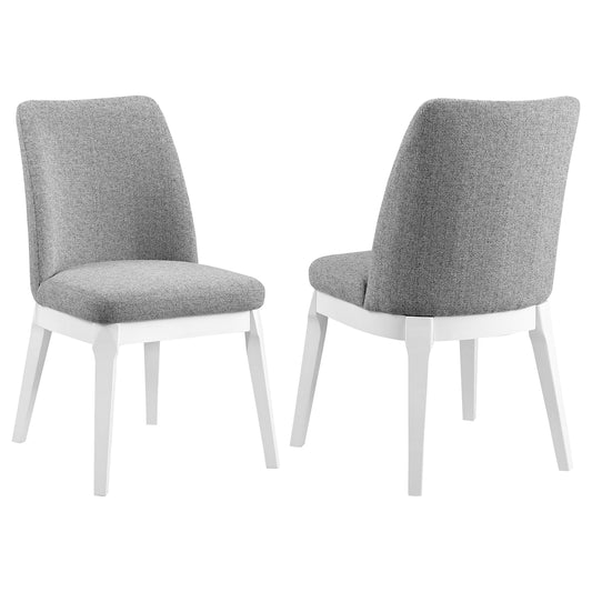 Briarwood Upholstered Dining Side Chair Light Grey (Set of 2)Light Grey