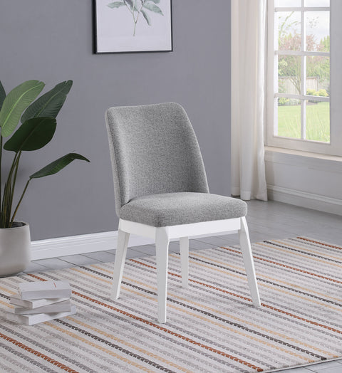 Briarwood Upholstered Dining Side Chair Light Grey (Set of 2)Light Grey