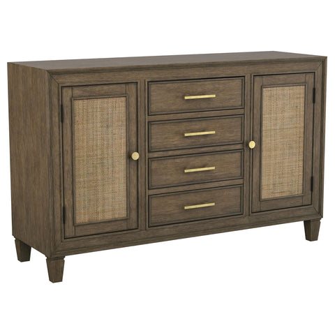 Kourtney 4-drawer Sideboard Buffet Cabinet Light BrownLight Brown