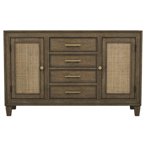 Kourtney 4-drawer Sideboard Buffet Cabinet Light BrownLight Brown