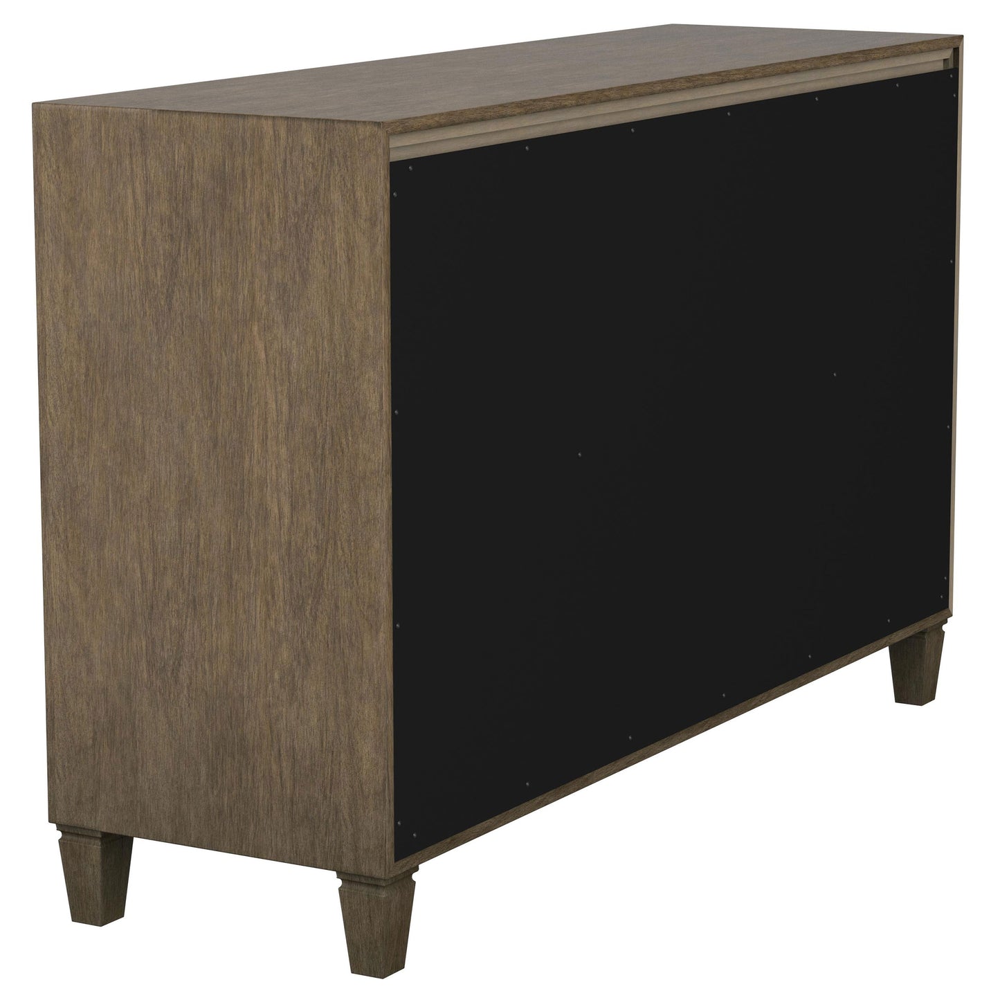 apperson 4-drawer sideboard buffet cabinet light brown