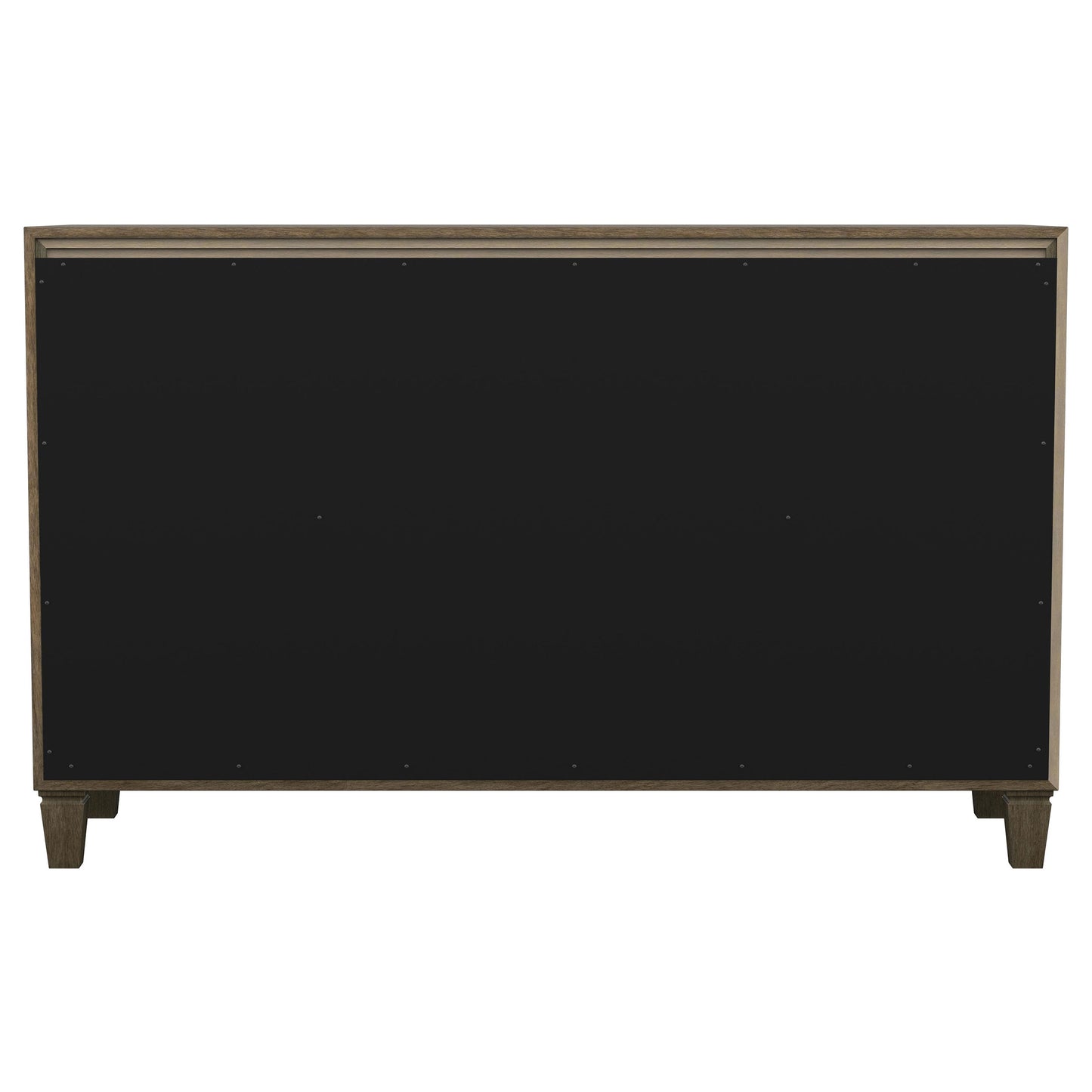 apperson 4-drawer sideboard buffet cabinet light brown