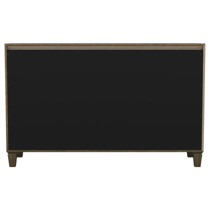 Apperson 4-drawer Sideboard Buffet Cabinet Light Brown