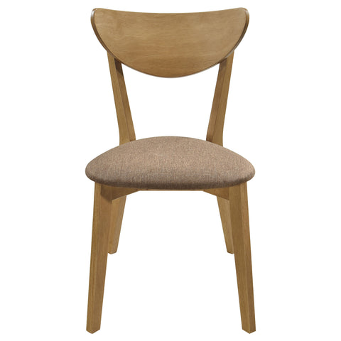 Katrina Wood Dining Side Chair Light Walnut (Set of 2)Light Walnut