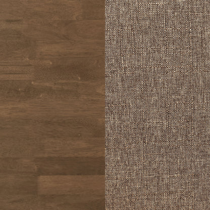 Caufield 7-piece Oval Solid Wood Dining Set WalnutWalnut