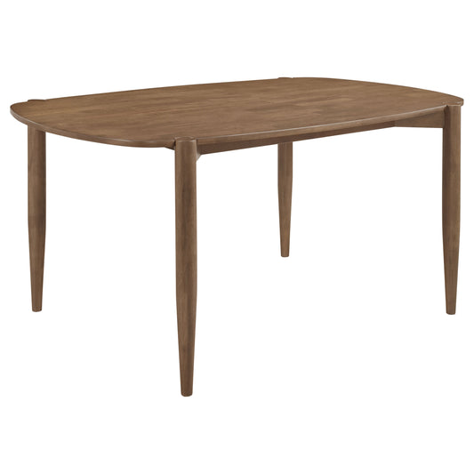 Bowen Oval 63-inch Solid Wood Dining Table Walnut