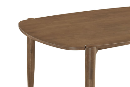 Bowen Oval 63-inch Solid Wood Dining Table Walnut