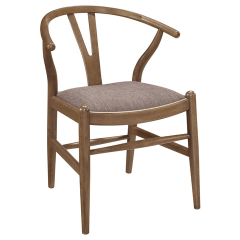 Rylie Wood Wishbone Dining Side Chair Walnut (Set of 2)Walnut