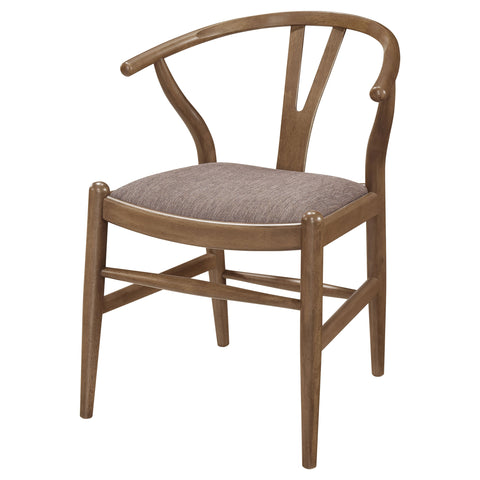Rylie Wood Wishbone Dining Side Chair Walnut (Set of 2)Walnut