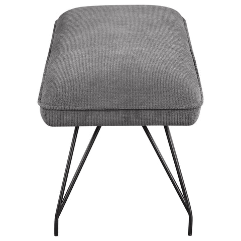 Stella Fabric Upholstered Dining Bench GreyGrey