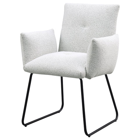 Almonte Upholstered Dining Side Chair Light Grey (Set of 2)Light Grey