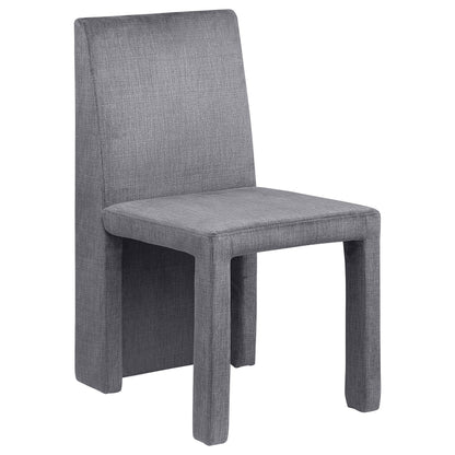 Chaviano Velvet Upholstered Dining Side Chair Grey (Set of 2)