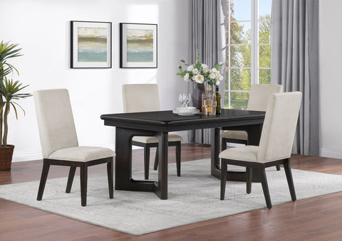 Ashford 5-piece Rectangular Dining Table Set Acacia BrownAcacia Brown